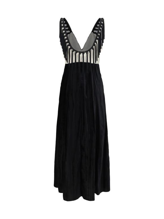 26FW 포르테포르테 미디 원피스 15347MYDRESSF50M8006 BLACK - FORTE FORTE