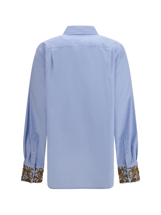 26FW 드리스 반 노튼 셔츠 2620107404314514 LIGHT BLUE - DRIES VAN NOTEN