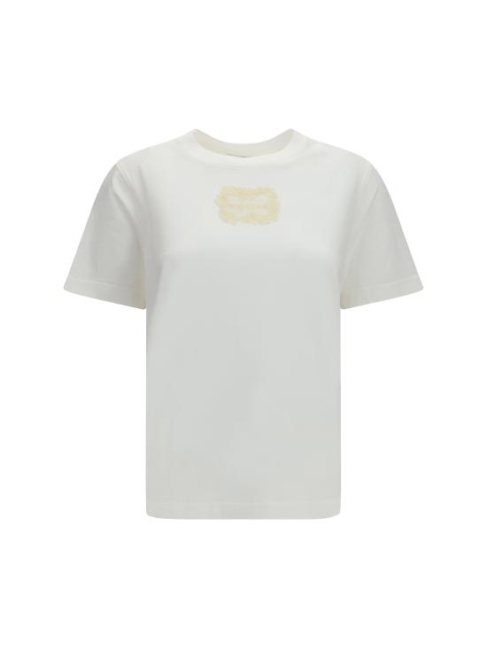 26FW 알렉산더 맥퀸 반팔 티셔츠 A002PPQLAEZ9007 WHITE