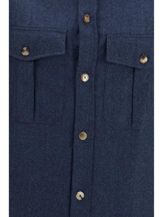 26FW 브루넬로 쿠치넬리 긴팔 셔츠 MY6660731C010 DENIM - BRUNELLO CUCINELLI