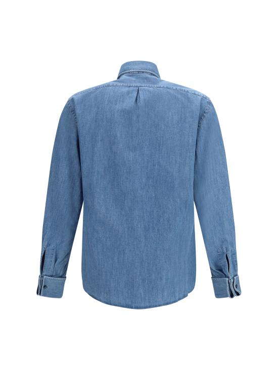 26FW 브루넬로 쿠치넬리 데님 셔츠 MH192S1898C8333 LAV MEDIO - BRUNELLO CUCINELLI