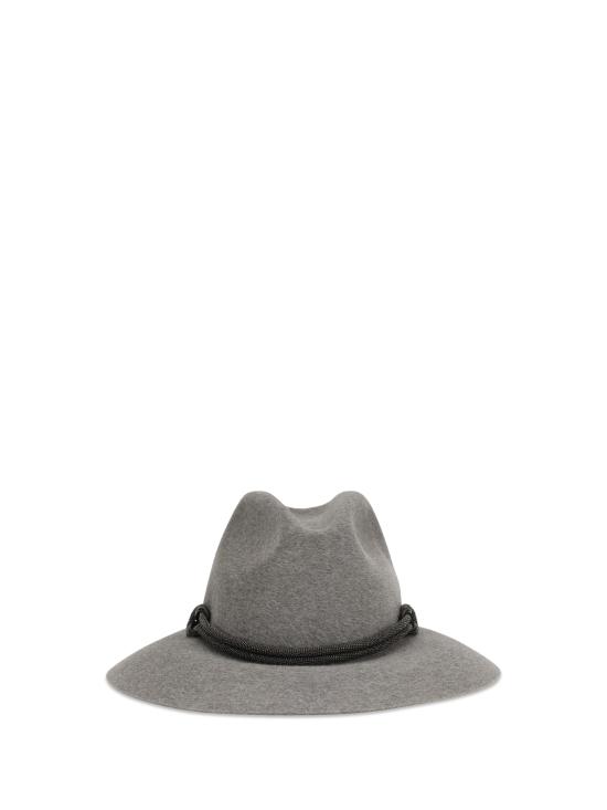 26FW 브루넬로 쿠치넬리 모자 MCAP90232C073 GRIGIO CHIARO
