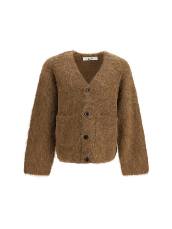 26FW 세퍼 가디건 MFW26LEETAUPE TAUPE ALPACA