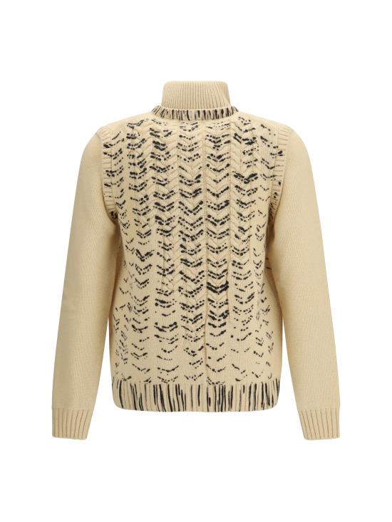 26FW MM6 메종마르지엘라 집업 니트 S67HP0044M13328107 ECRU - MM6 MAISON MARGIELA