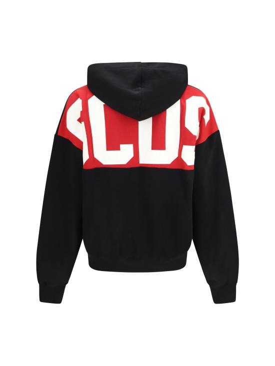 26FW 지씨디에스 후드 티셔츠 Z0MLQE213F245999R BLACK RED - GCDS