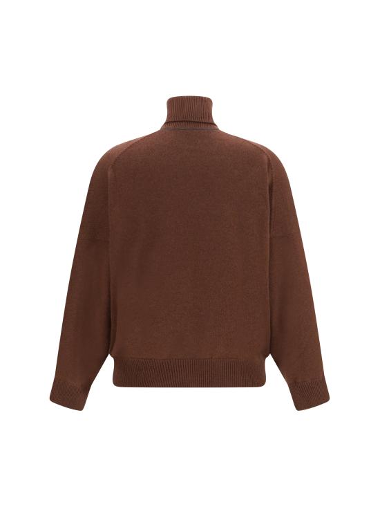26FW 브루넬로 쿠치넬리 터틀넥 M12744403C9199 CIOCCOLATO - BRUNELLO CUCINELLI