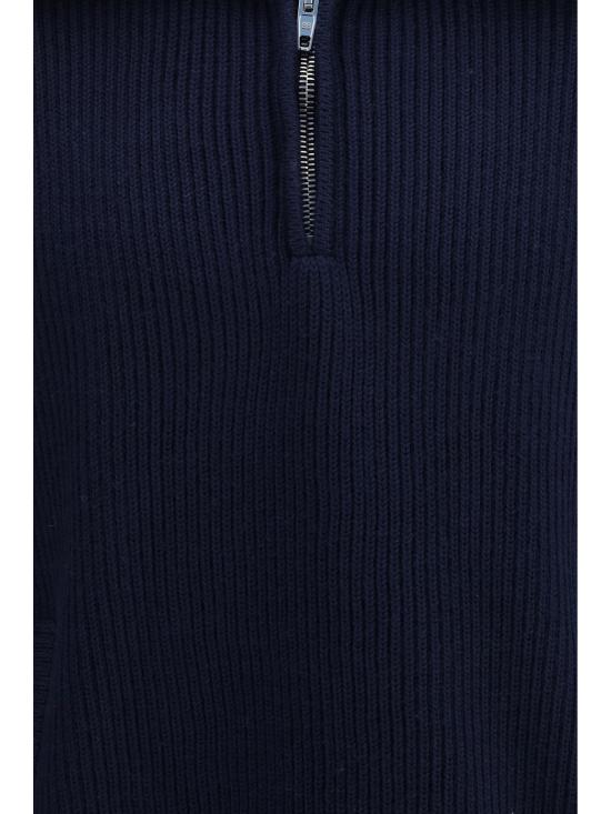 26FW 발렌시아가 집업 니트 A0092JT18094013 NAVY - BALENCIAGA