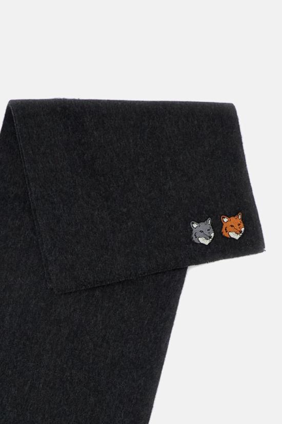 26FW 메종키츠네 머플러/스카프 MRUAT04WB0060 ANTHRACITE P190 - MAISON KITSUNE