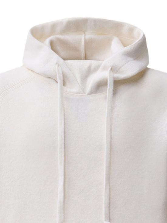 26FW 씨피 컴퍼니 램스울 렌즈 니트 후드 스웨터 21CMKN098A110149A 103 GAUZE WHITE - C.P. COMPANY