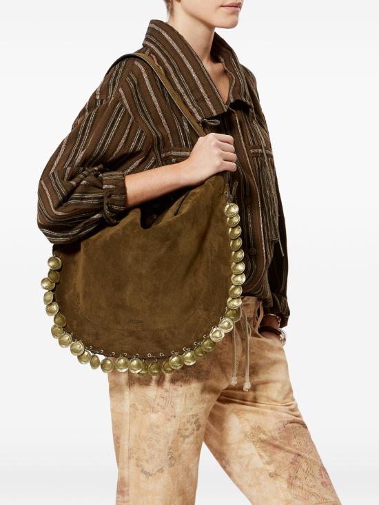 26SS 이자벨마랑 오스칸 스웨이드 숄더백 PP0200FHD2C16M 50BZ BRONZE - ISABEL MARANT