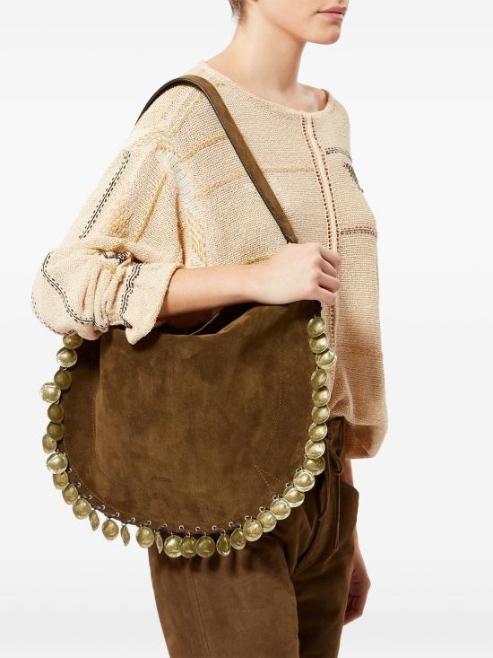 26SS 이자벨마랑 오스칸 스웨이드 숄더백 PP0200FHD2C16M 50BZ BRONZE - ISABEL MARANT