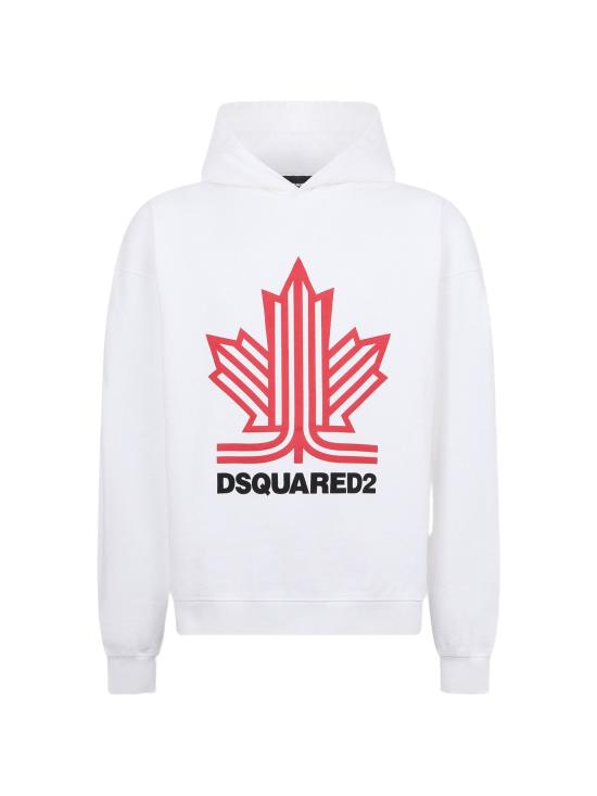 26FW 디스퀘어드2 후드 티셔츠 S71GU0781D25029 100 WHITE