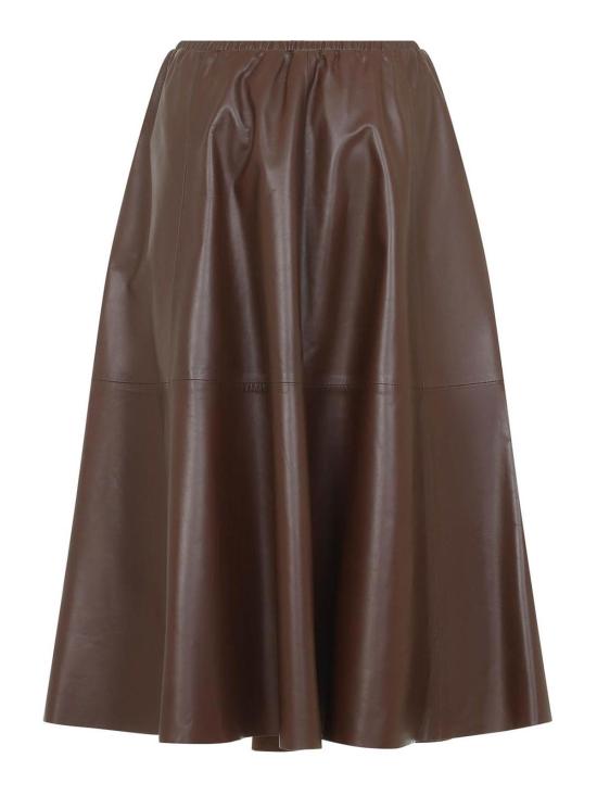26FW 알베르타 페레티 미디 스커트 3705 51900103 BROWN