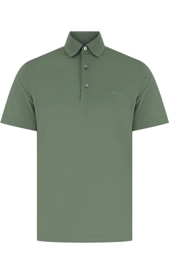 26FW 에르메네질도제냐 폴로 티셔츠 I794UI348A4 4V3 Green