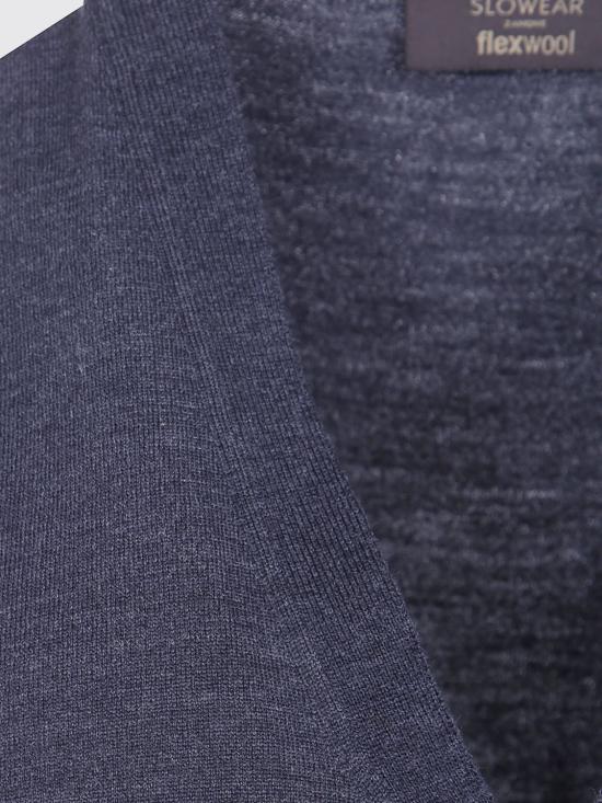 26FW 자노네 니트 베스트 811946Z0290 N7027 Grey - ZANONE