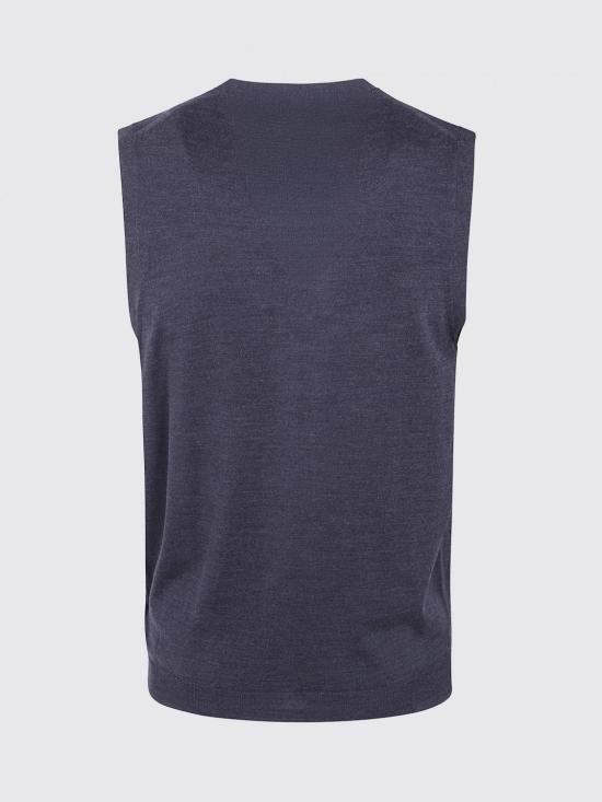 26FW 자노네 니트 베스트 811946Z0290 N7027 Grey - ZANONE