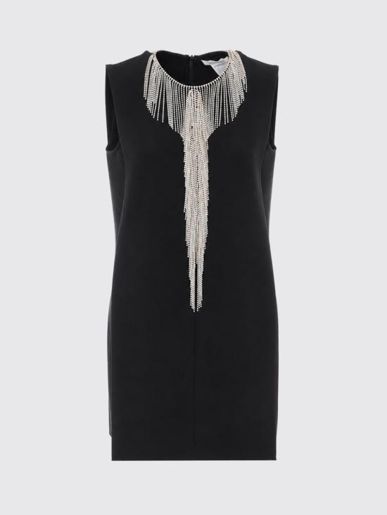 26FW 스포트막스 숏 원피스 2622226081600 SPXFESTOSO 003 Black - SPORTMAX