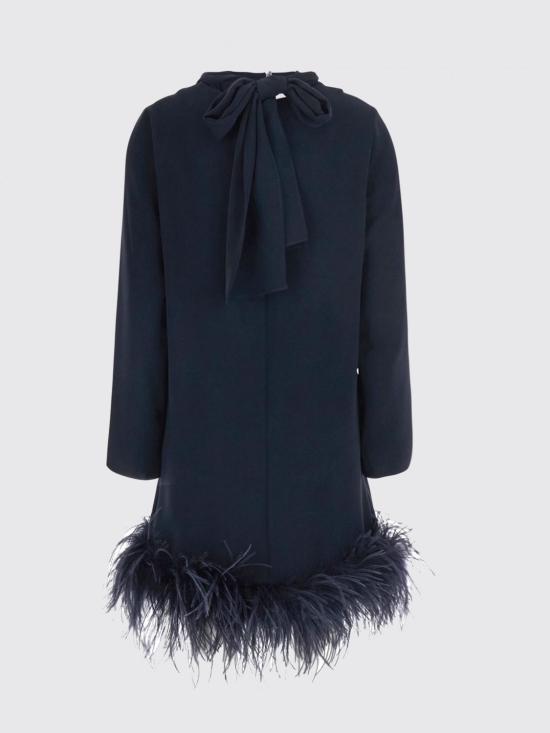 26FW 파로쉬 미디 원피스 D726226PPOKER26 012 Black - PAROSH