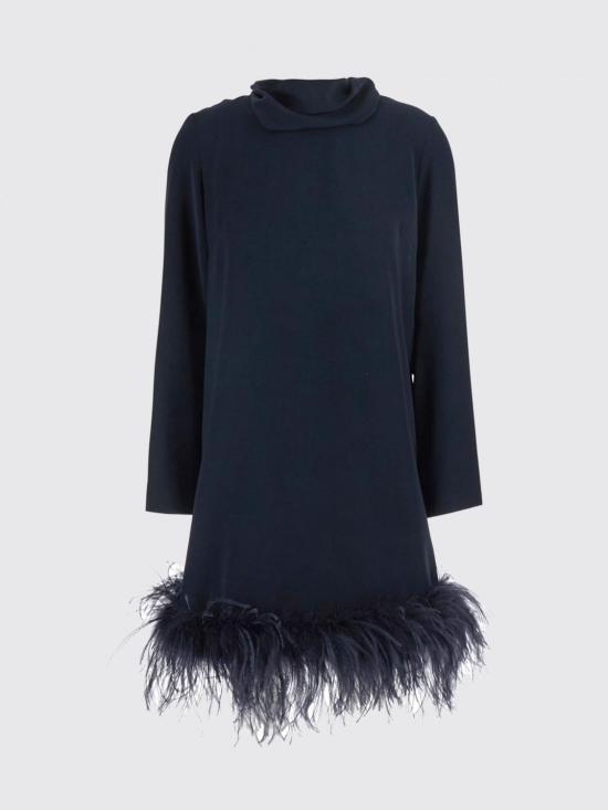 26FW 파로쉬 미디 원피스 D726226PPOKER26 012 Black - PAROSH