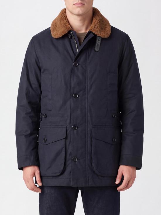 26FW 바버 코트 MWX2576 NAVY Blue