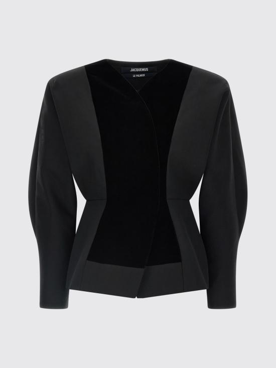 26FW 자크뮈스 긴팔 티셔츠 JAW00147AW00369 990 Black - JACQUEMUS