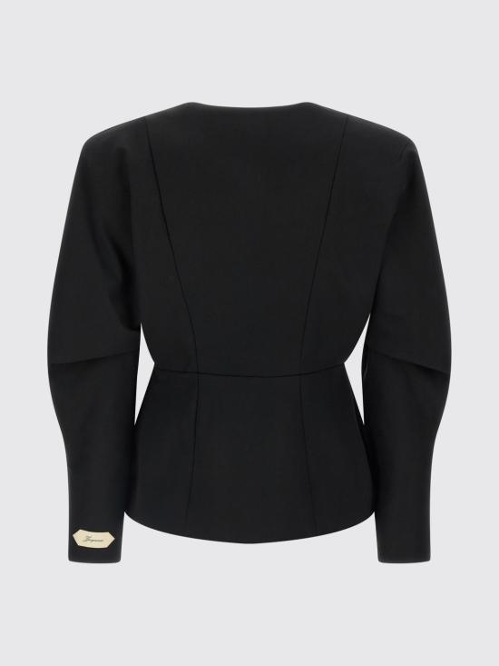 26FW 자크뮈스 긴팔 티셔츠 JAW00147AW00369 990 Black - JACQUEMUS