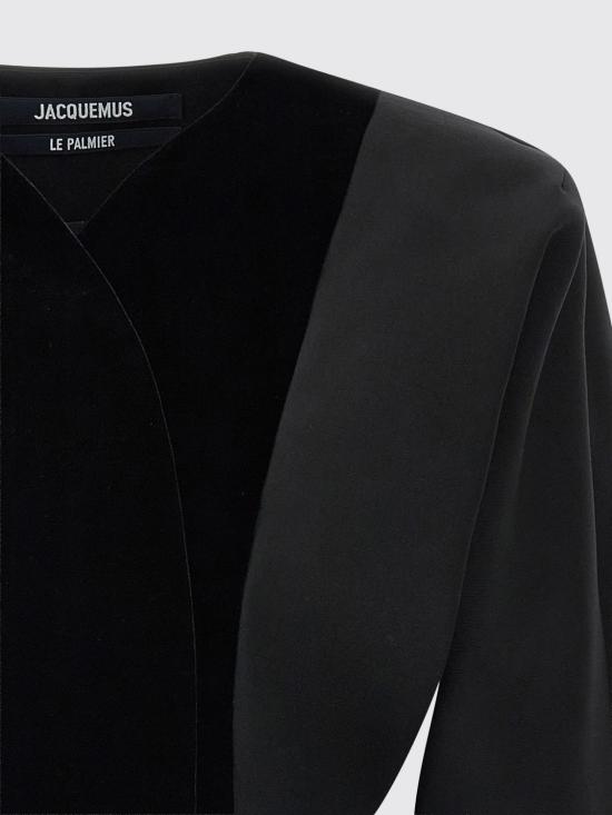 26FW 자크뮈스 긴팔 티셔츠 JAW00147AW00369 990 Black - JACQUEMUS