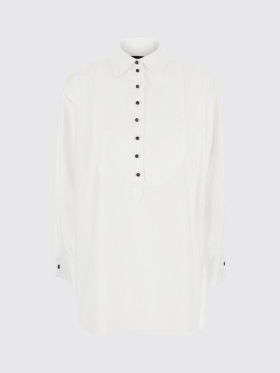 26FW 엠포리오 아르마니 블라우스 EW006388AF31480 U0002 White - EMPORIO ARMANI