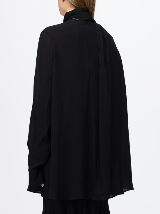 26FW 토템 블라우스 263WRT0760FB0670 001 Black - TOTEME