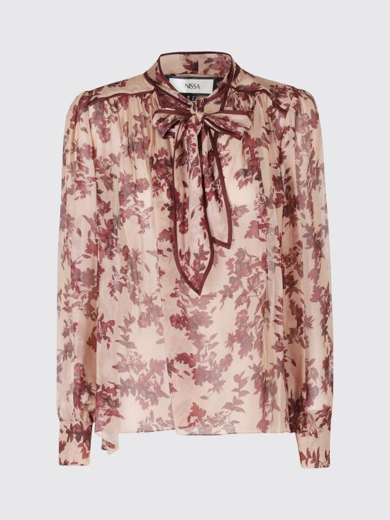 26FW 니사 탑 TOP16798 PRINT Red - NISSA