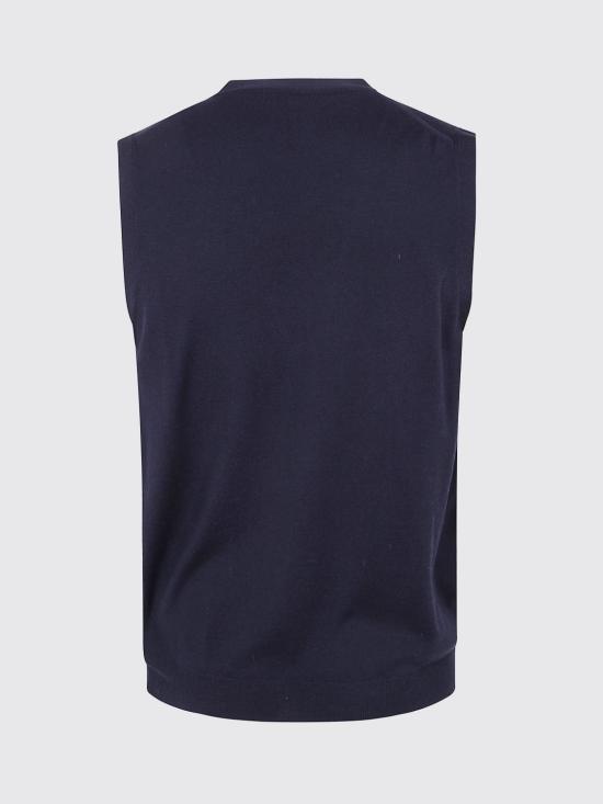 26FW 자노네 니트 베스트 811946Z0290 N0011 Blue - ZANONE