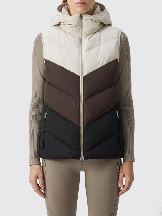 26FW 키톤 패딩 조끼 D62637K0589L01 BEIGEMARRONENERO Multicolor