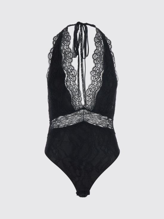 26FW 안다마네 바디수트 티셔츠 TM200769ATJP200 999 Black - ANDAMANE