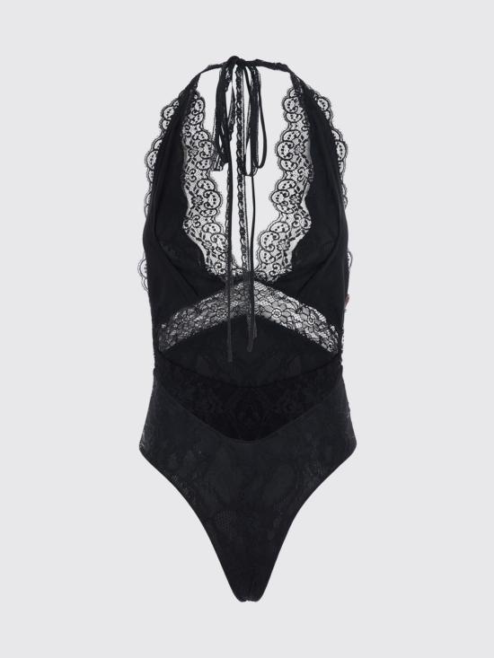 26FW 안다마네 바디수트 티셔츠 TM200769ATJP200 999 Black - ANDAMANE