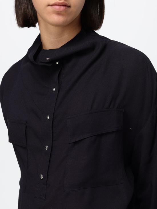 26FW 핑코 탑 107843A3OP G03 Navy - PINKO