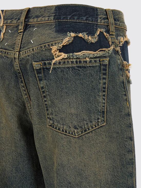 26FW 마르지엘라 디스트레스드 스트레이트 레그 데님 팬츠 S29LA0110M30066 967 Blue - MAISON MARGIELA