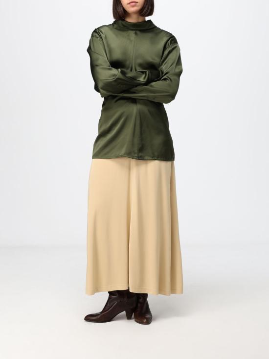 26FW 토템 블라우스 254WRT0618FB0020 136 Green - TOTEME