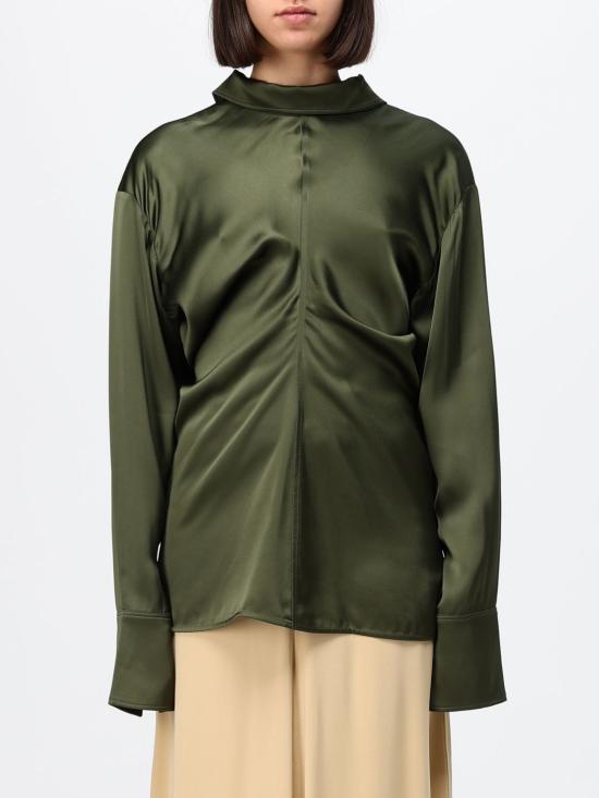 26FW 토템 블라우스 254WRT0618FB0020 136 Green