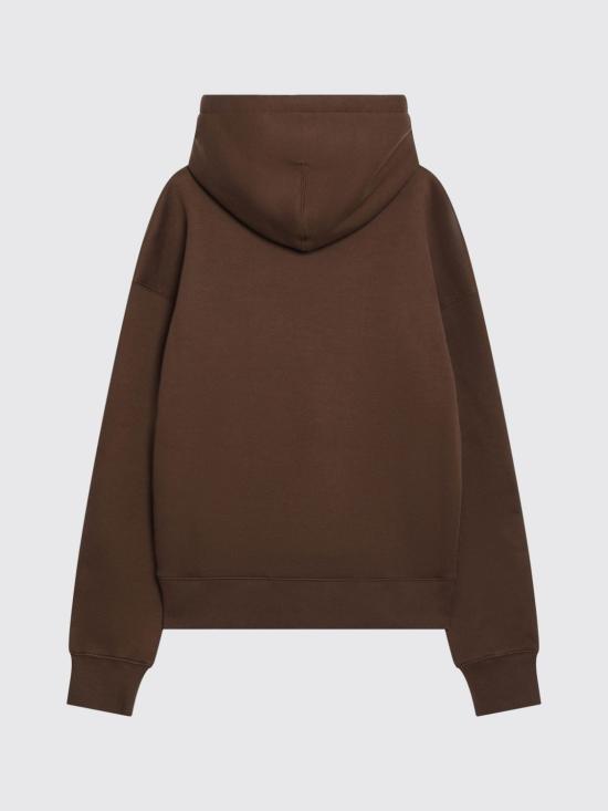 26FW 아미 코튼 드 하트 후드 USW756749 2221 Brown - AMI