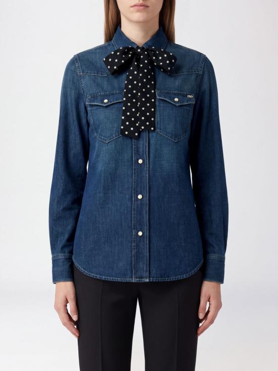 26FW 발렌티노 가라바니 데님 셔츠 DB03MAC7 558 Blue