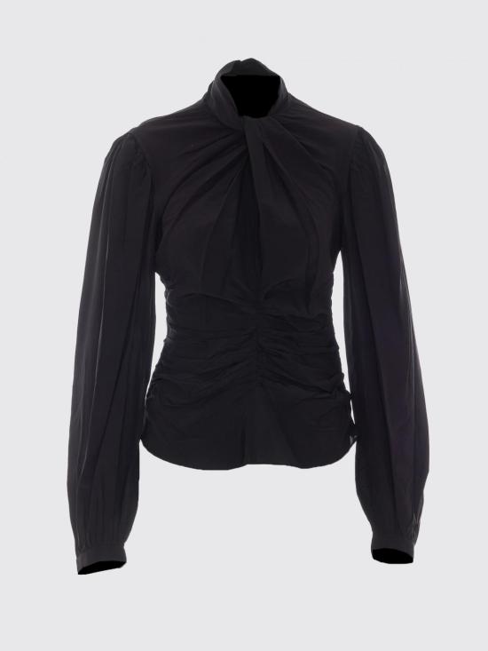 26FW 이자벨마랑 데스포나 실크 블라우스 데스포나 실크 블라우스 HT0995FAD4J01I 01BK Black - ISABEL MARANT