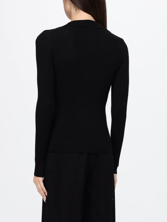 26FW 막스마라 긴팔 티셔츠 2621366262600 007 Black - MAX MARA