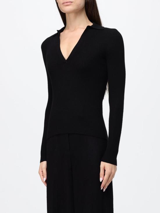 26FW 막스마라 긴팔 티셔츠 2621366262600 007 Black - MAX MARA