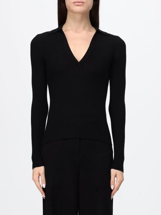 26FW 막스마라 긴팔 티셔츠 2621366262600 007 Black