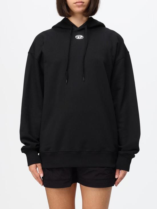 26FW 디젤 S-놈 오발 D 로고 후드 S-놈 오발 D 로고 후드 A239310BKBW 900 Black