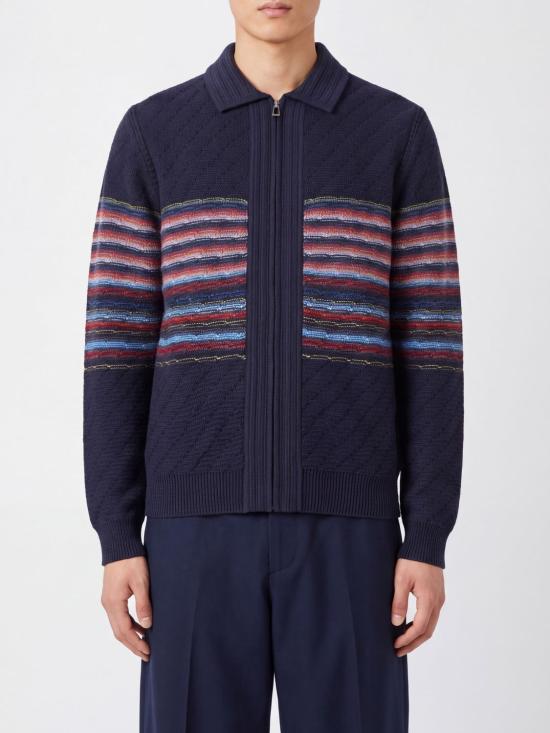 26FW PS 바이 폴스미스 집업 니트 M2RA075W22841 49 Blue