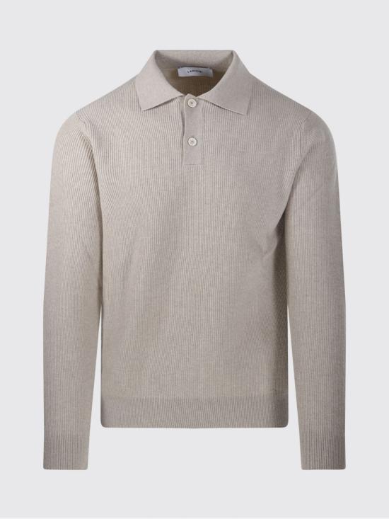 26FW 라르디니 폴로 티셔츠 ACLPML70AC67023 150 Natural - LARDINI