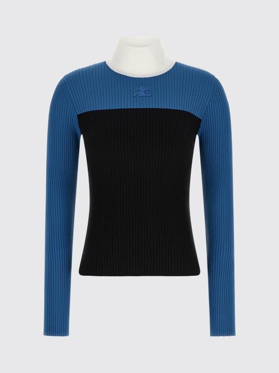 26FW 쿠레쥬 탑 626MPU305FI0001 I059 Multicolor - COURREGES