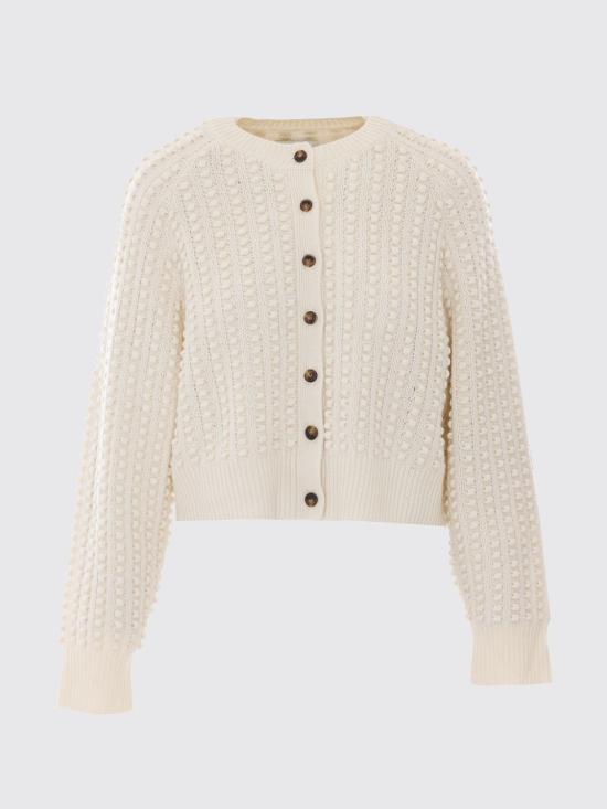 26FW 루루 드 세종 가디건 EDIE IVORY White - LOULOU DE SAISON