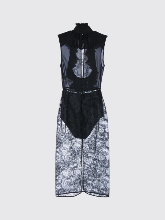 26FW 엘리자베타프랜치 롱 원피스 AB03567E2 110 Black - ELISABETTA FRANCHI